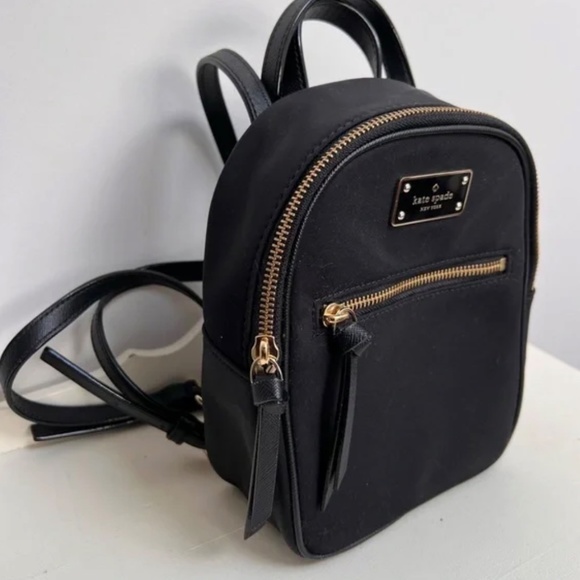 Kate Spade Mini Backpack, black, like new - Picture 1 of 4